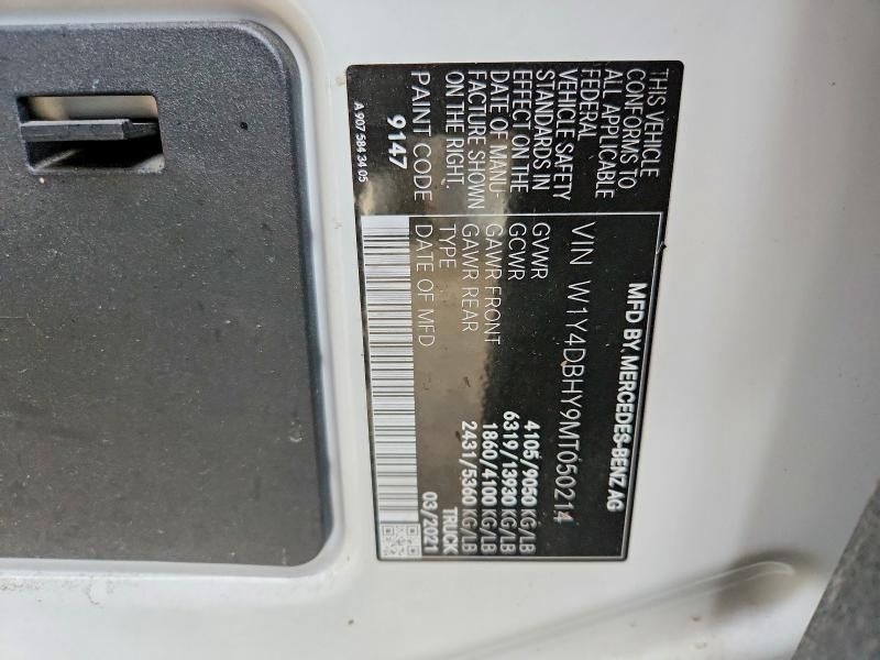 2021 Mercedes-Benz Sprinter 2500