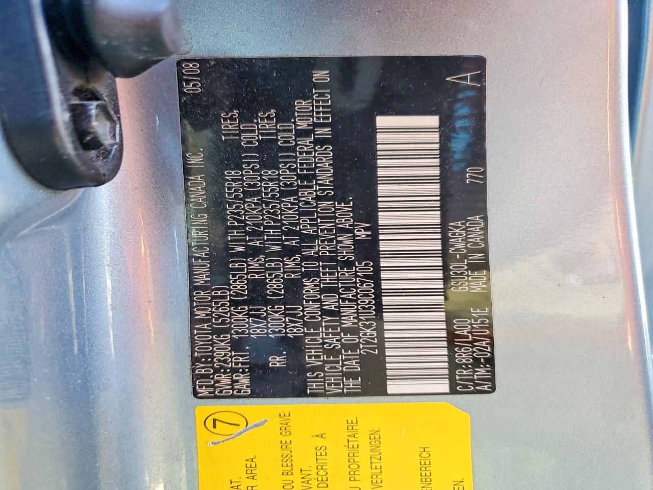 2009 Lexus Rx 350 Base