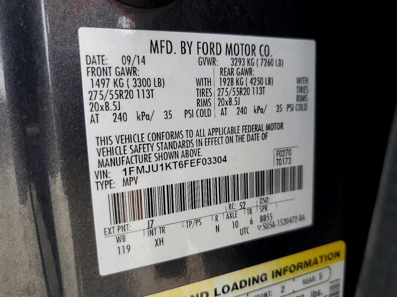 2015 Ford Expedition Limited