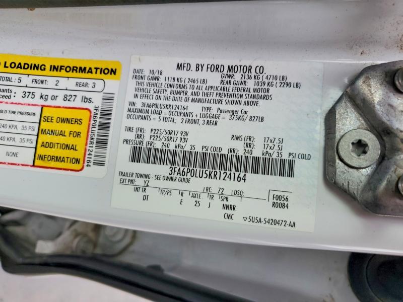 2019 Ford Fusion se