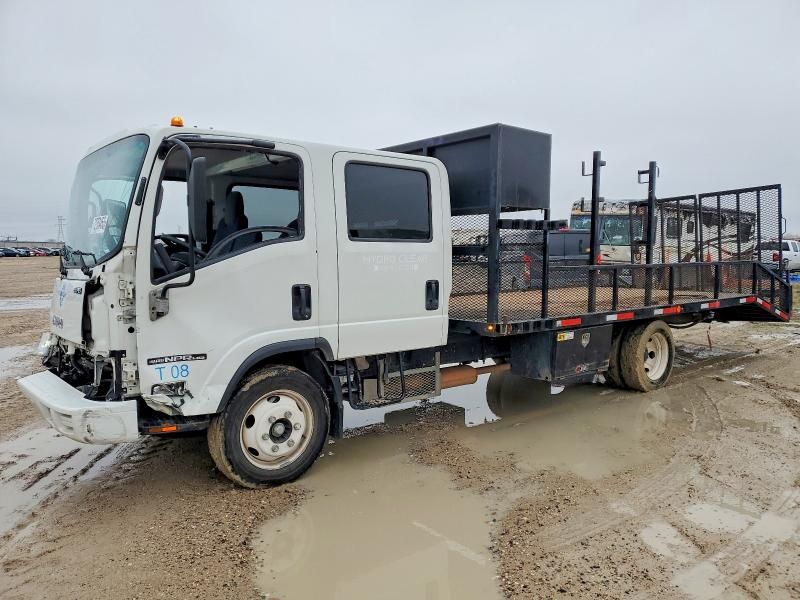 2024 Isuzu NPR HD Crew Cab Flatbed Truck