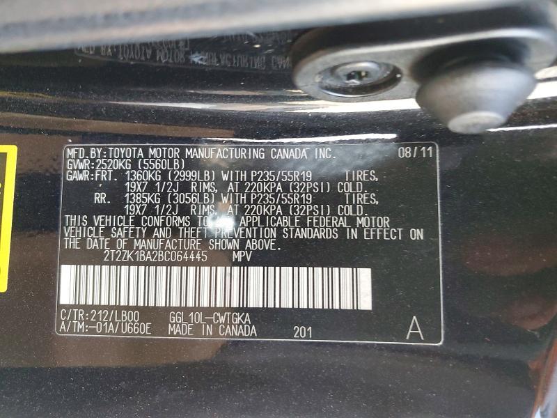 2011 Lexus Rx 350 Base