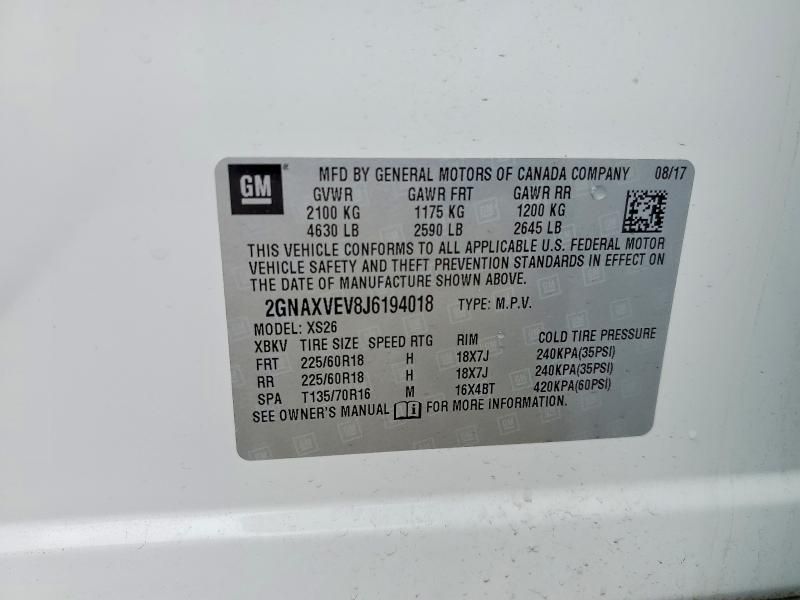 2018 Chevrolet Equinox Premier