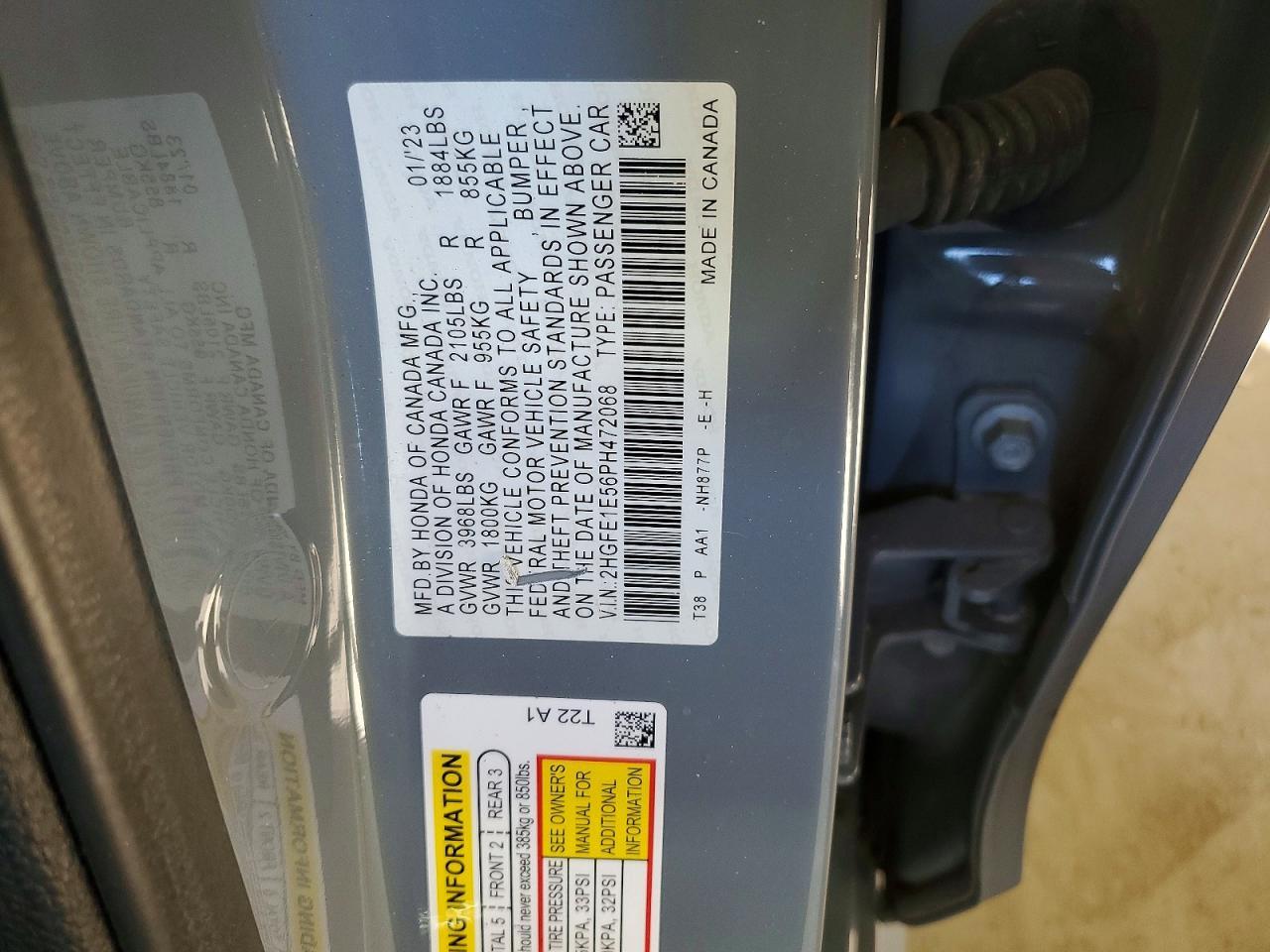 2023 Honda Civic si