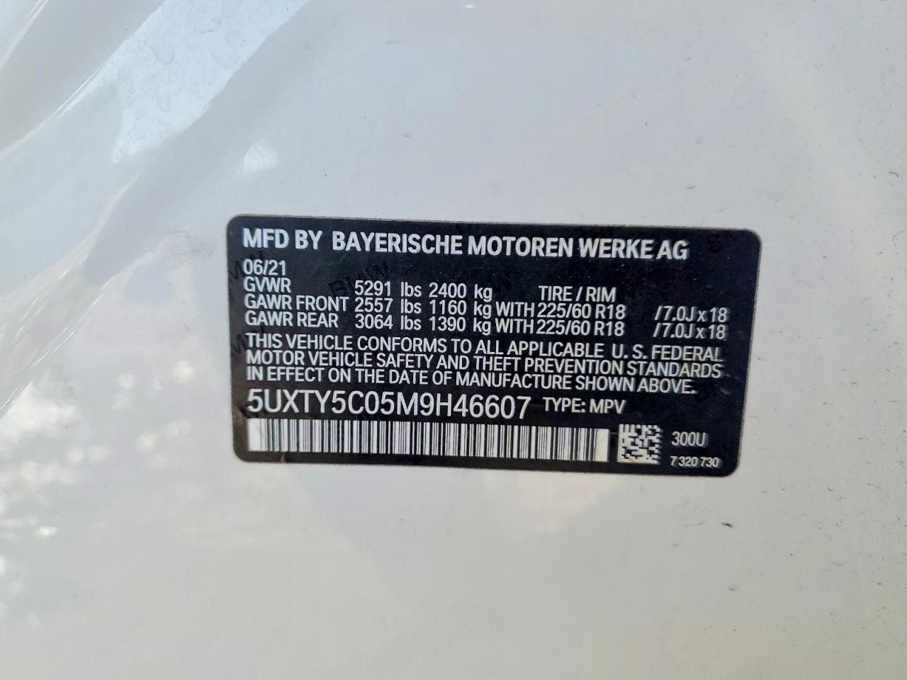 2021 BMW X3 Xdrive30i