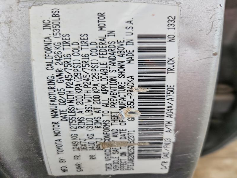 2005 Toyota Tacoma Prerunner V6