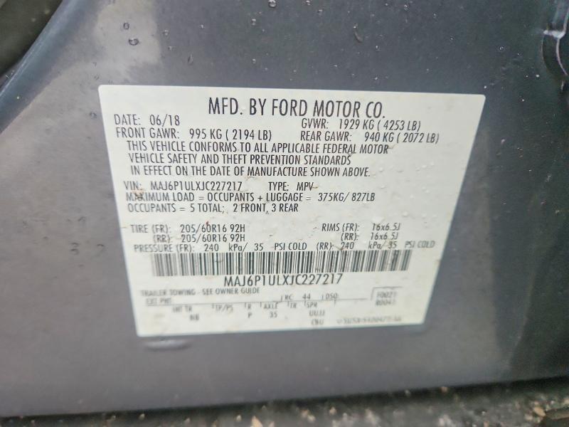 2018 Ford Ecosport se