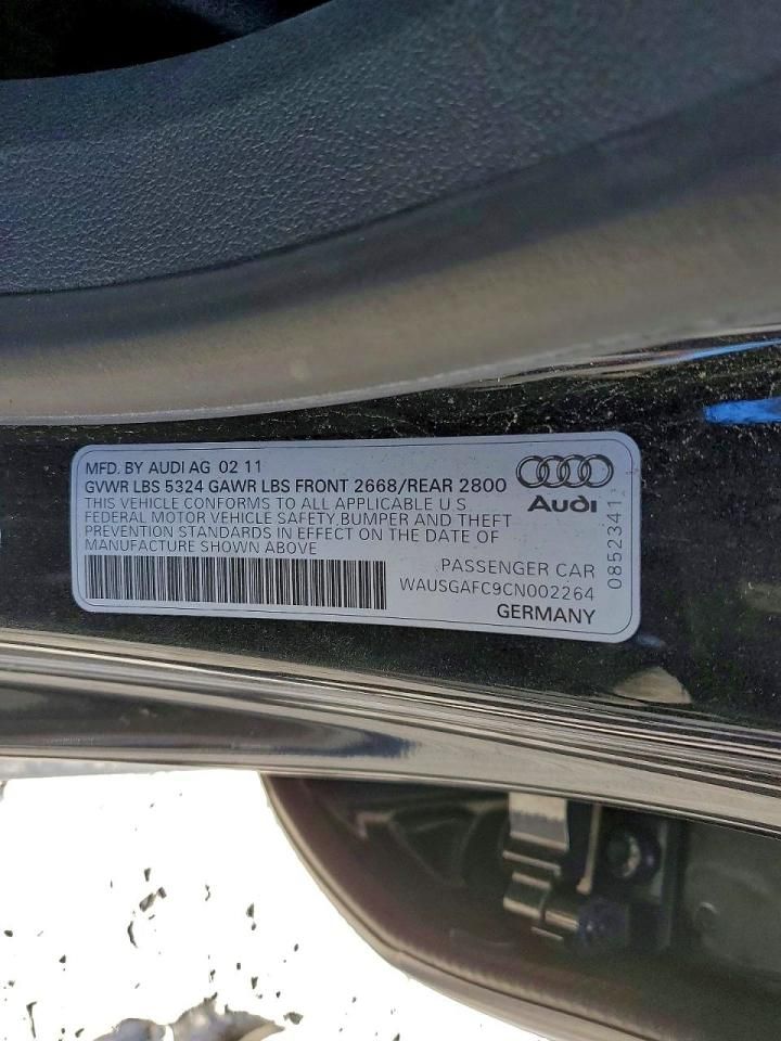 2012 Audi A7 Prestige