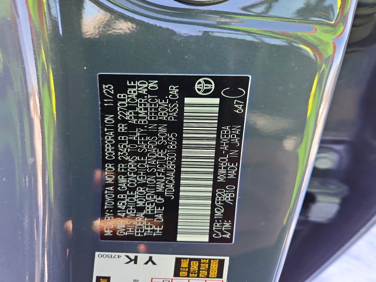 2024 Toyota Prius le