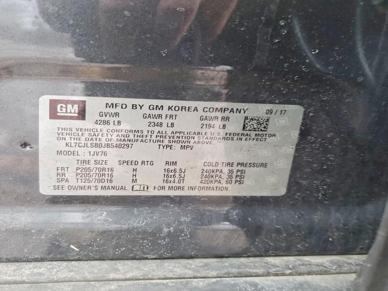 2018 Chevrolet Trax 1LT