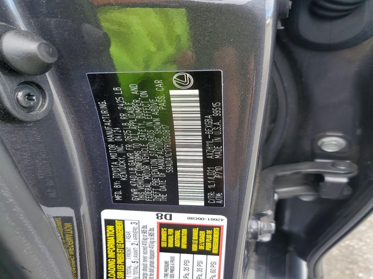 2024 Lexus Es 300h Base