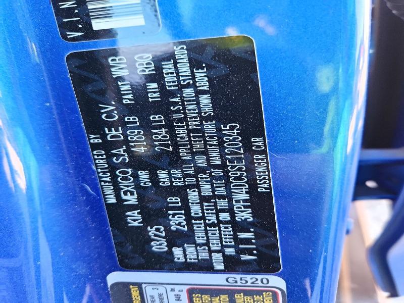 2025 KIA K4 Gt-line Turbo