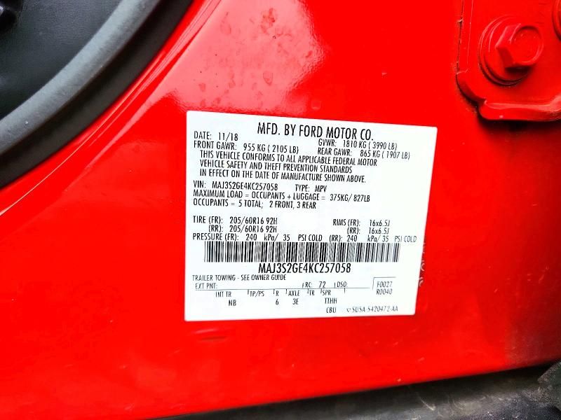 2019 Ford Ecosport se