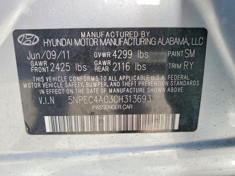 2012 Hyundai Sonata se