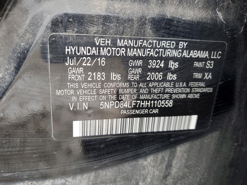 2017 Hyundai Elantra se