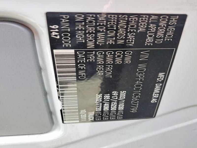 2012 Mercedes-Benz Sprinter 3500