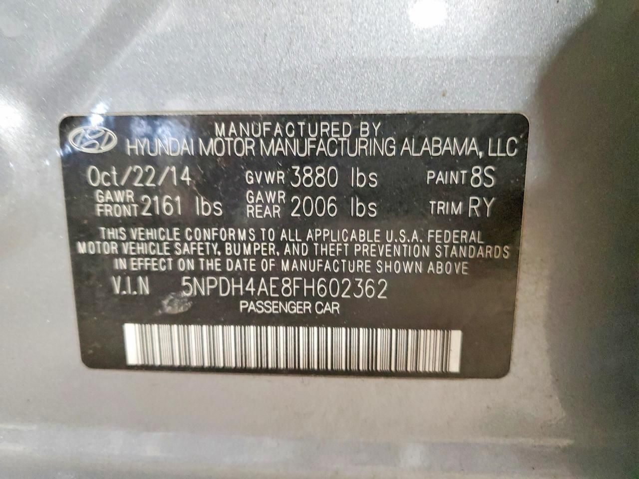 2015 Hyundai Elantra se