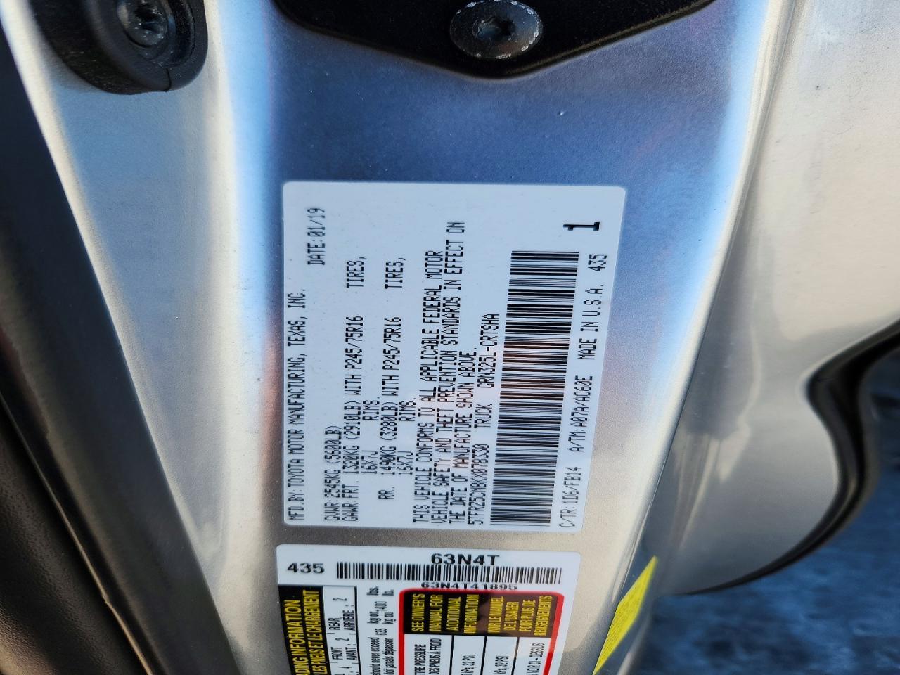 2019 Toyota Tacoma SR V6
