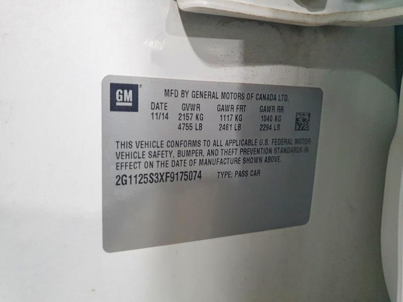 2015 Chevrolet Impala lt