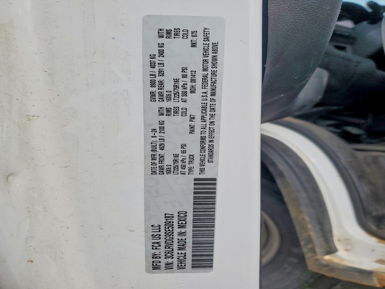 2025 Dodge RAM Promaster 2500 Delivery Van