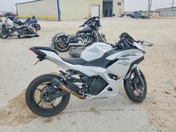 Salvage motorcycles for sale at San Antonio, TX auction: 2025 Kawasaki EX500 H