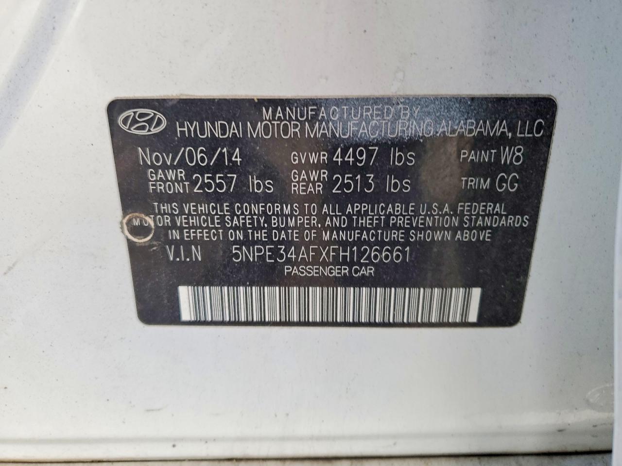 2015 Hyundai Sonata Sport
