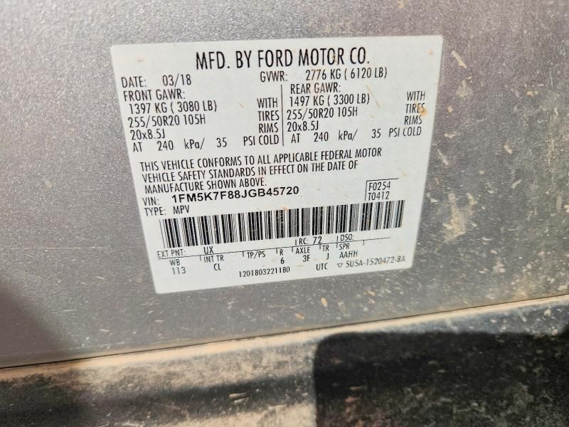 2018 Ford Explorer Limited