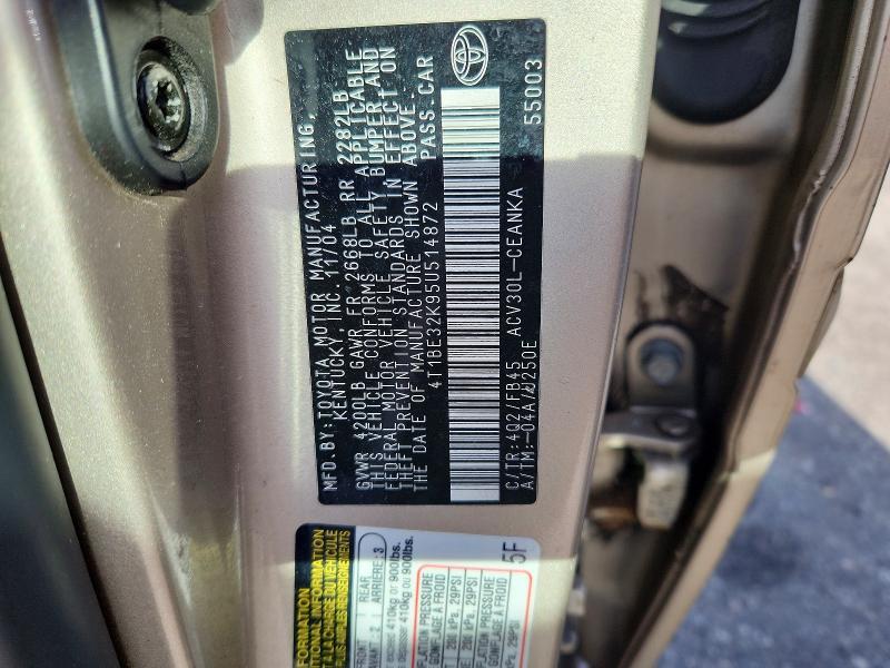 2005 Toyota Camry le