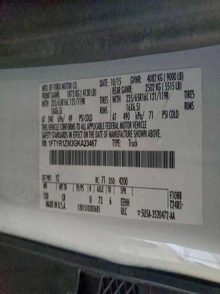 2016 Ford Transit 250 Delivery Van