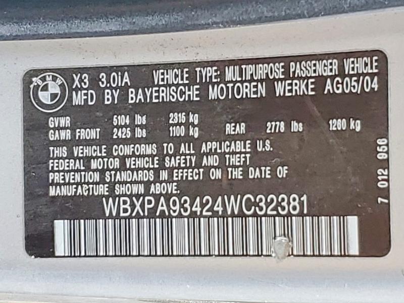 2006 Bmw Motorrad 2006 bmw Motorrad X3 3.0i