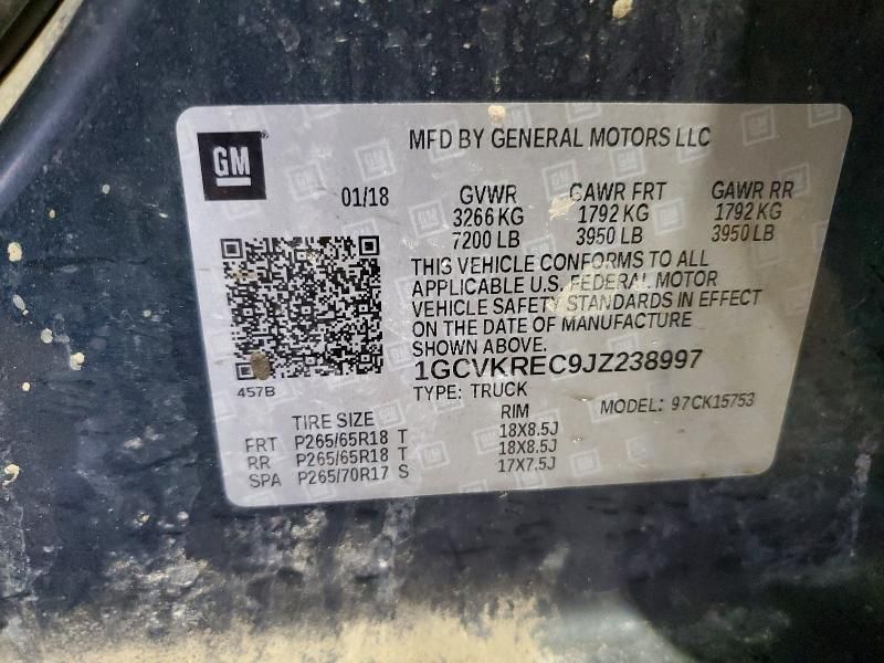 2018 Chevrolet Silverado K1500 lt