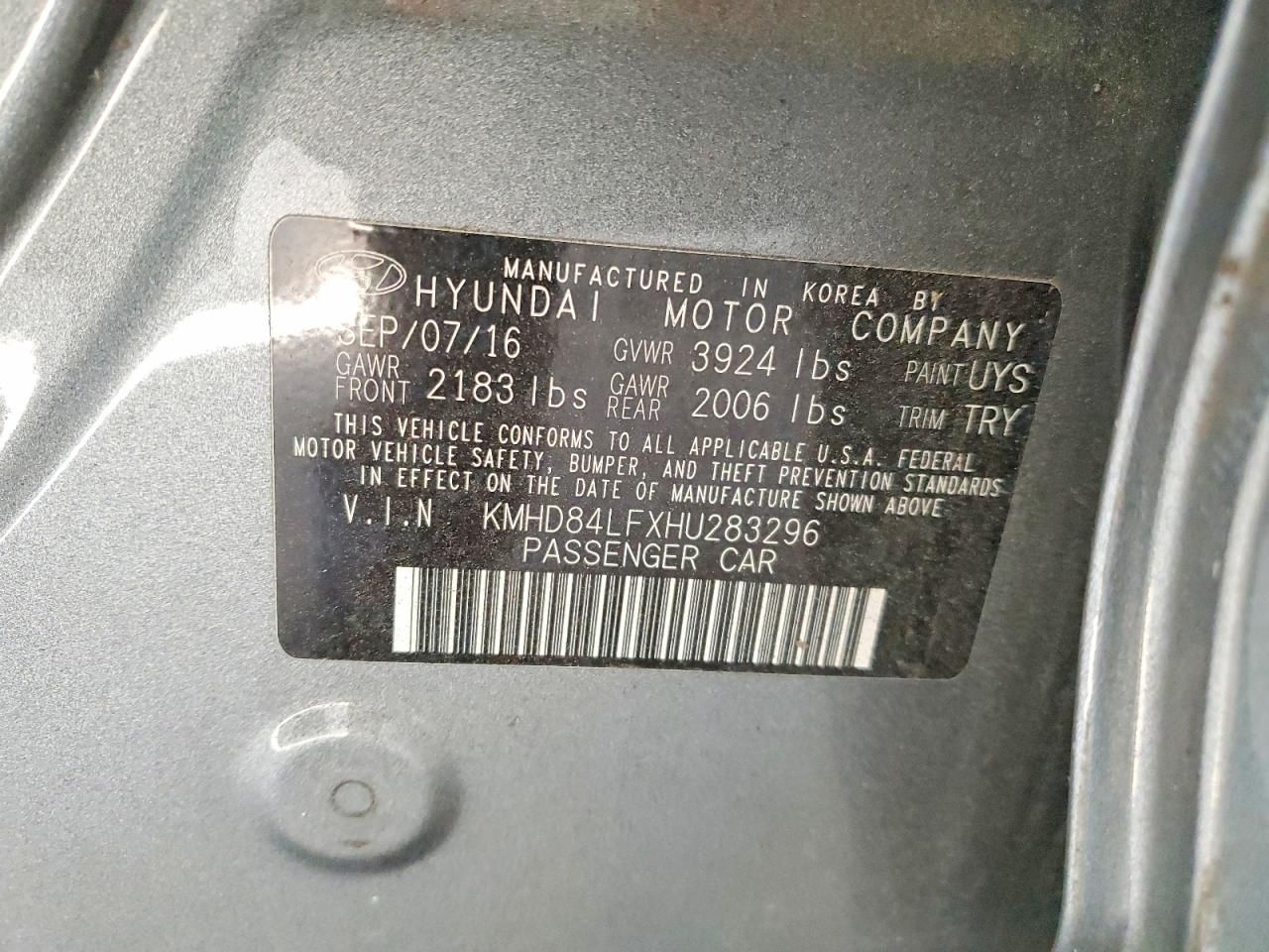 2017 Hyundai Elantra se