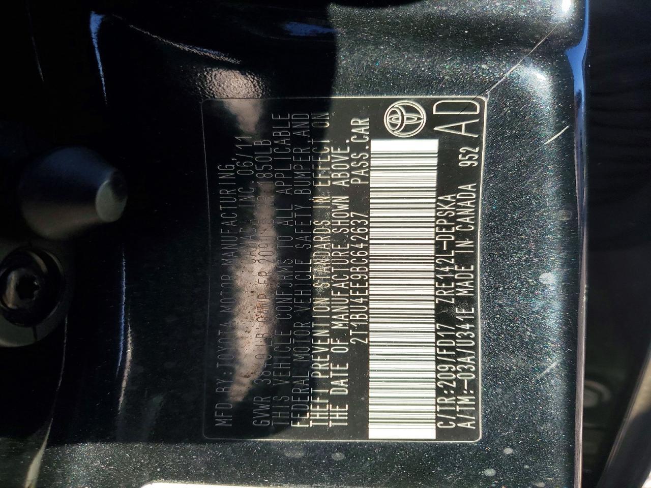 2011 Toyota Corolla Base