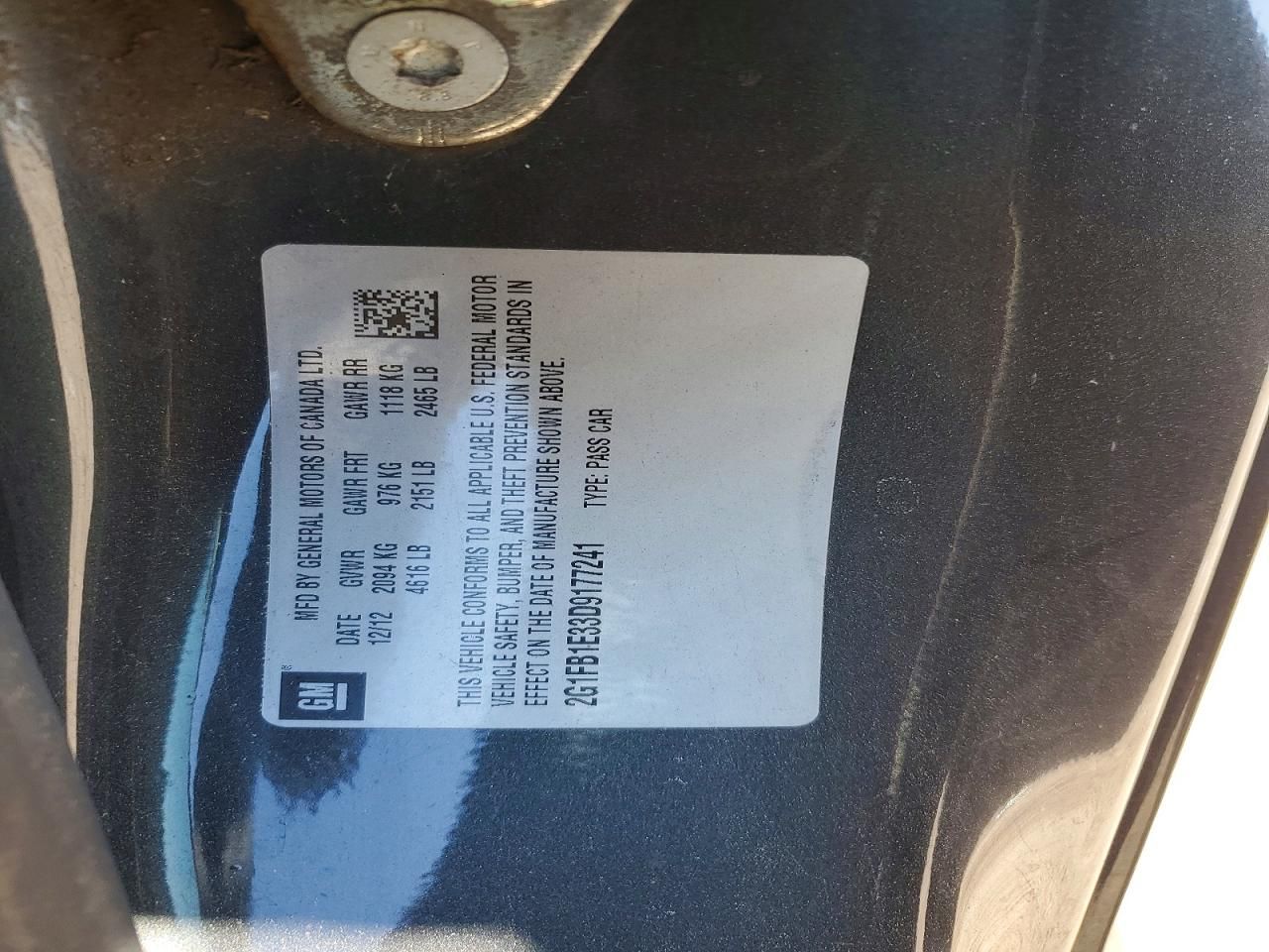 2013 Chevrolet Camaro lt