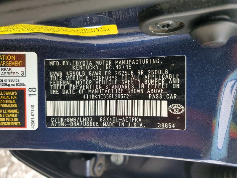 2016 Toyota Avalon xle
