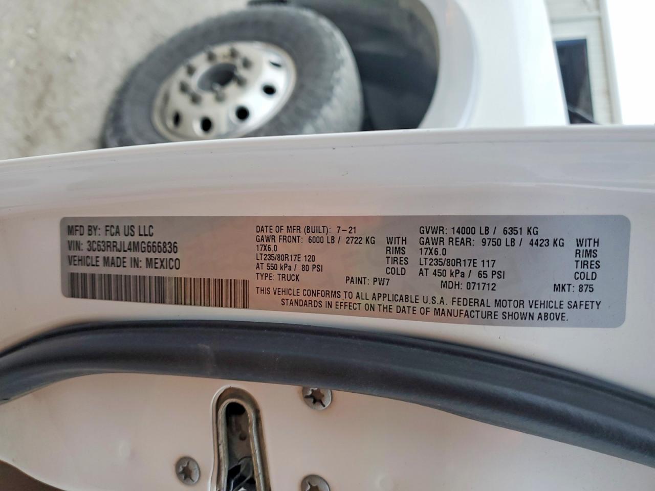 2021 Dodge 3500 Laramie