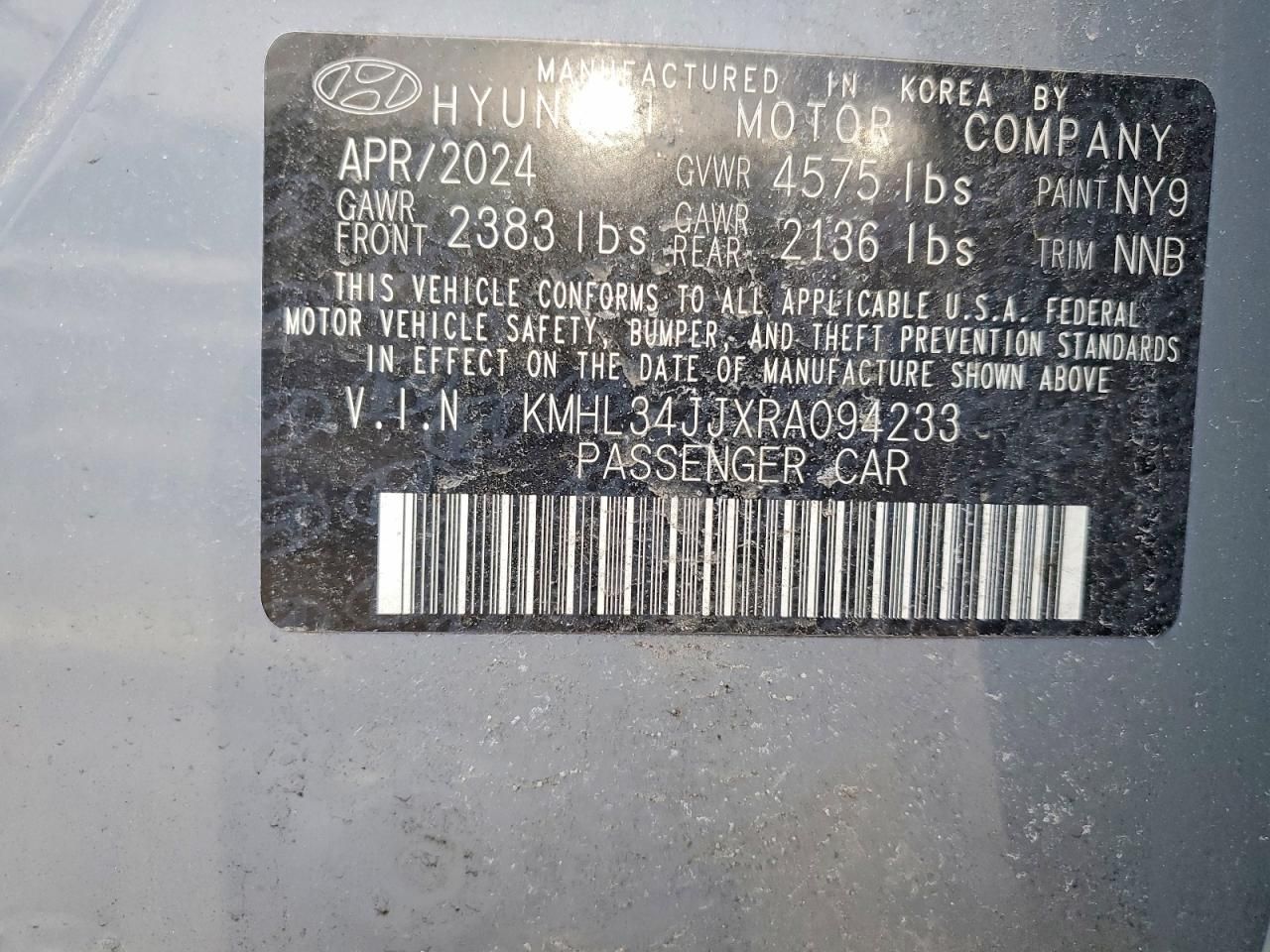 2024 Hyundai Sonata Hybrid