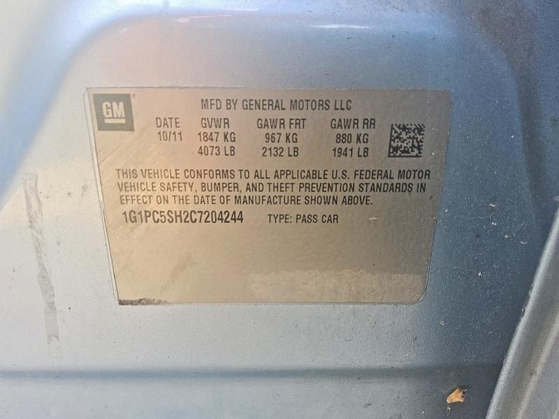 2012 Chevrolet Cruze ls