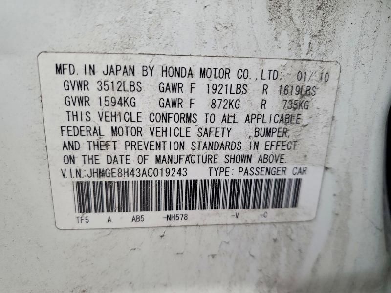 2010 Honda Fit Sport