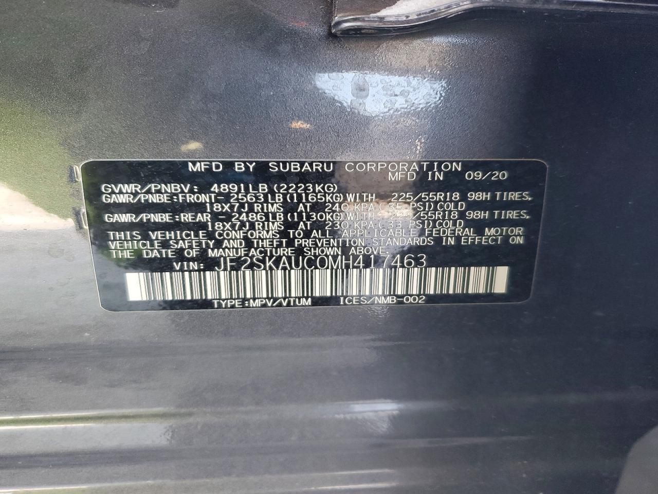 2021 Subaru Forester Limited