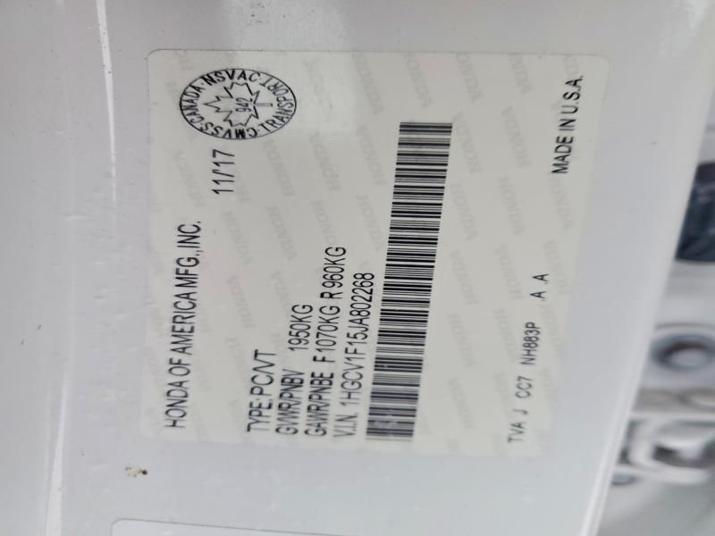 2018 Honda Accord lx