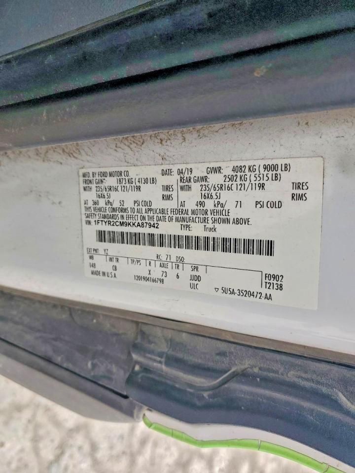 2019 Ford Transit T-250 Delivery Van