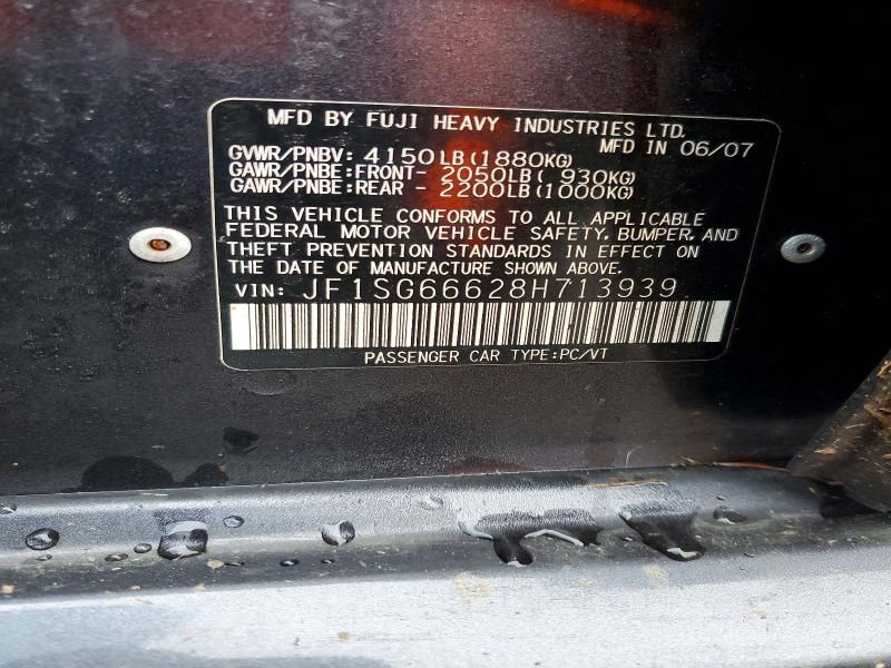 2008 Subaru Forester Sports 2.5x