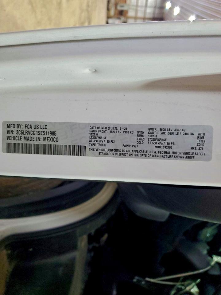 2025 Dodge RAM Promaster 2500 Delivery Van