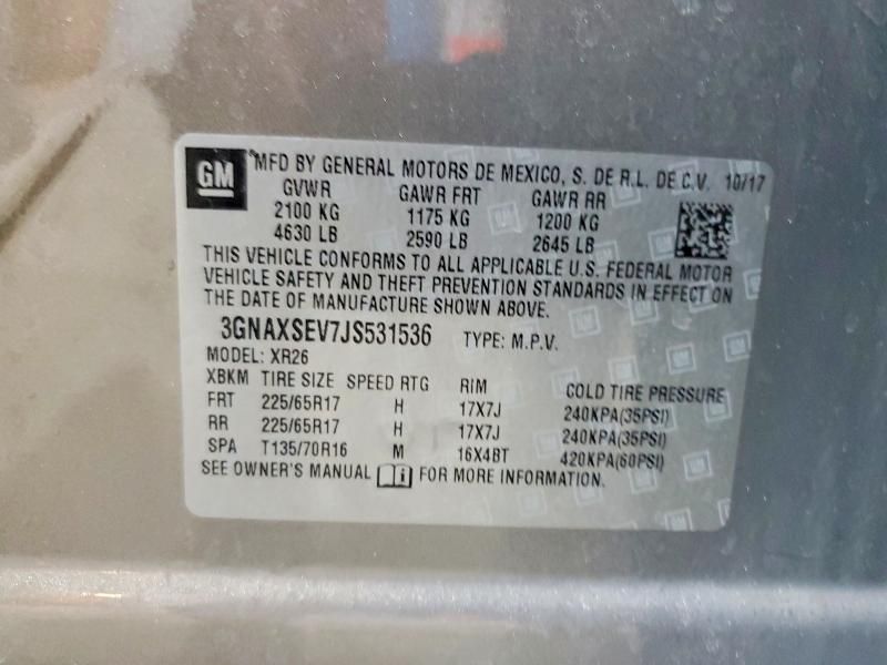 2018 Chevrolet Equinox lt