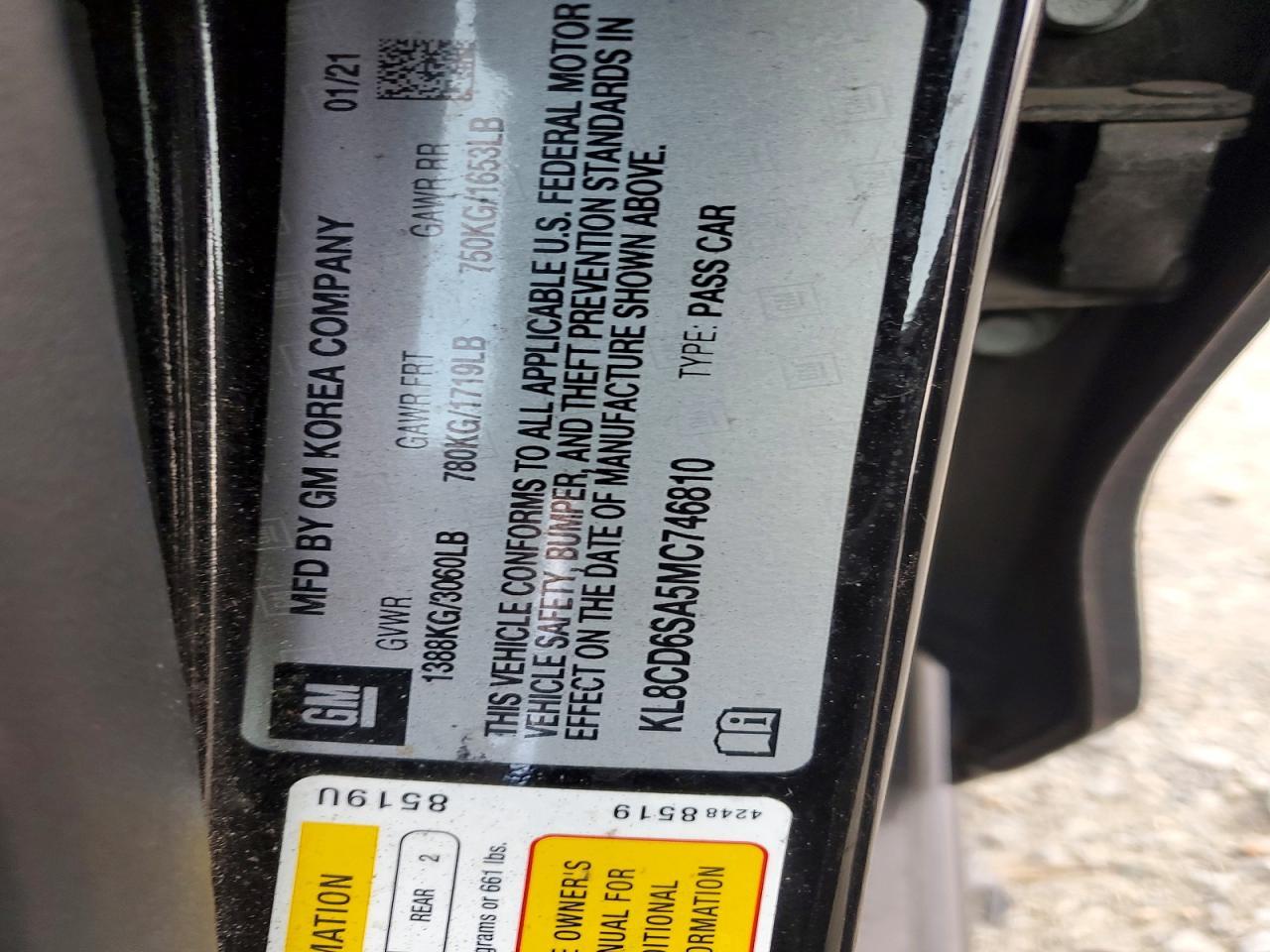 2021 Chevrolet Spark 1LT