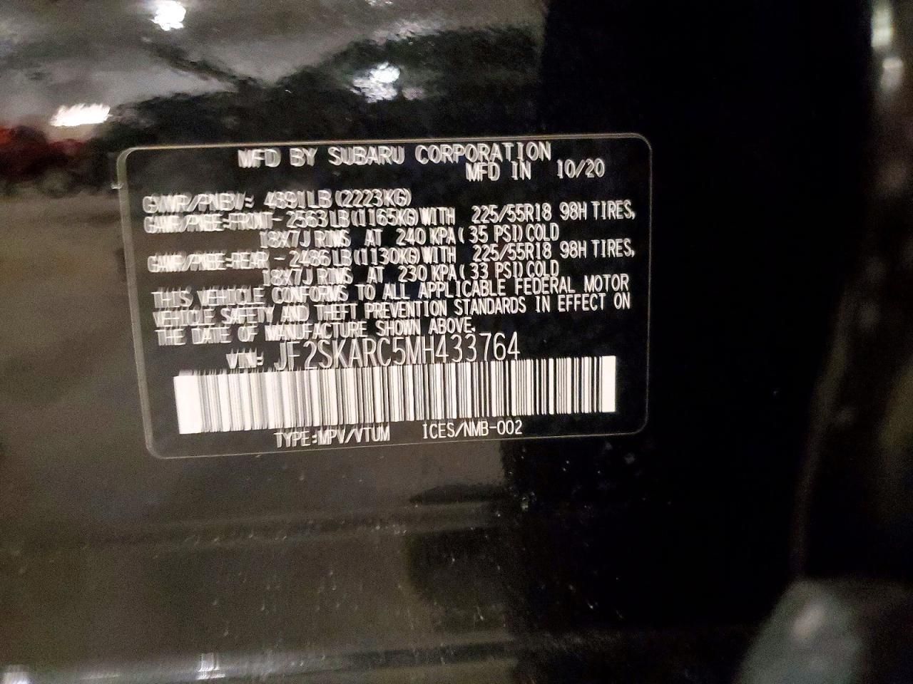 2021 Subaru Forester Sport