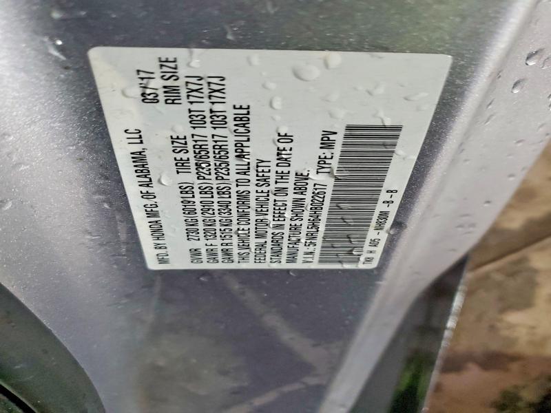 2017 Honda Odyssey exl