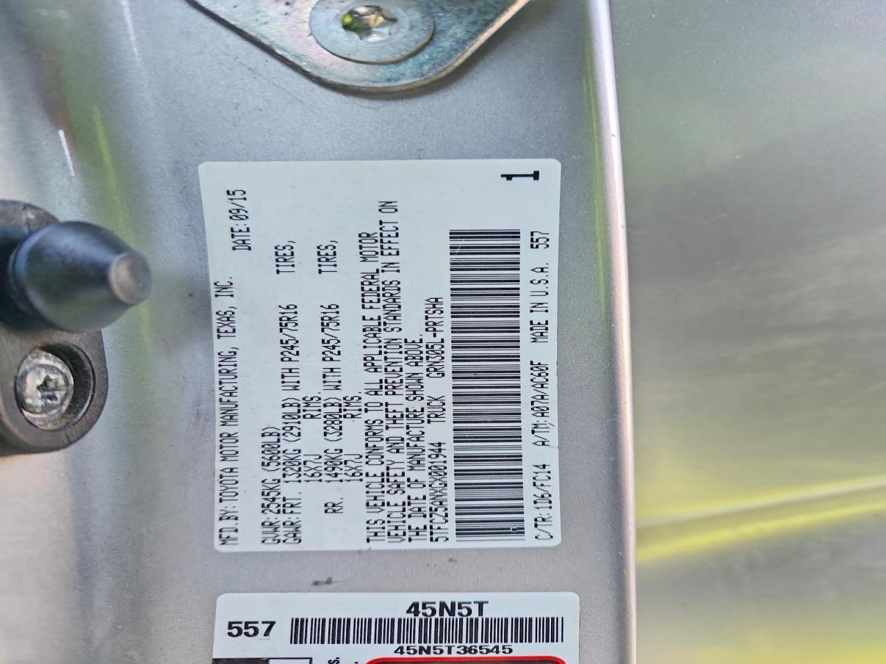 2016 Toyota Tacoma Double Cab