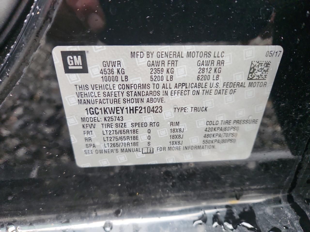 2017 Chevrolet Silverado K2500 Heavy Duty ltz